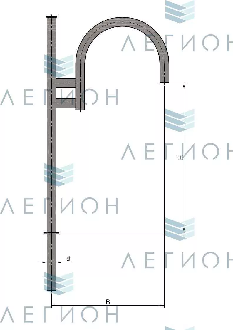 К15-1,2-1,6-1-5 кронштейн однорожковый